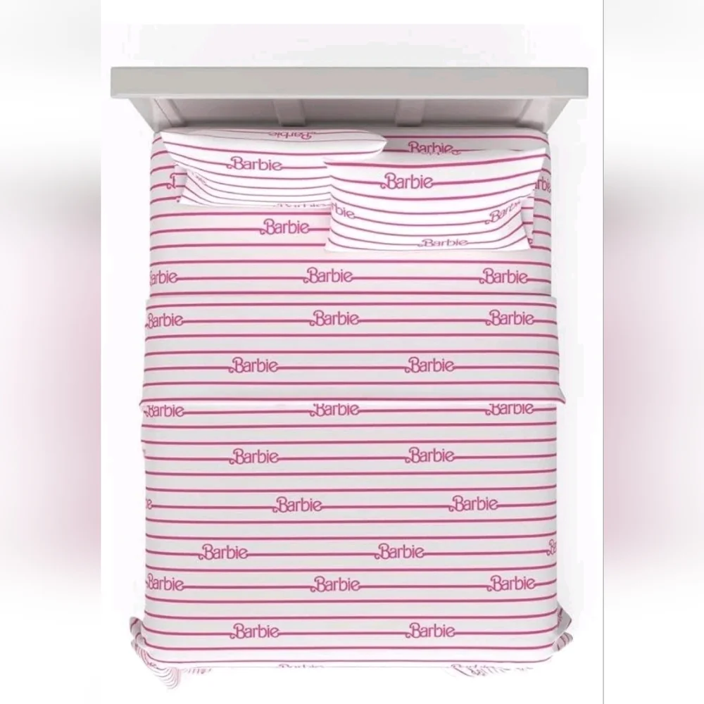 Barbie Movie FULL Sheet Set 100% Cotton NEW